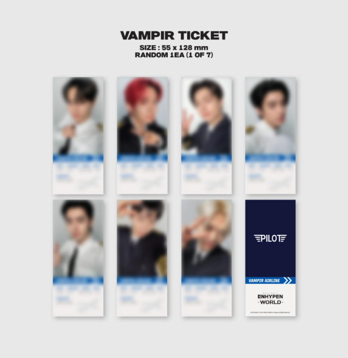 ENHYPEN - WORLD COUPON CARD COLLECTION (PILOT BASIC VER.)