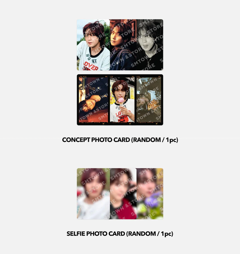 HAECHAN (NCT) - RANDOM TRADING CARD SET (THE 1ST ALBUM 'TASTE' OFFICIAL MD)