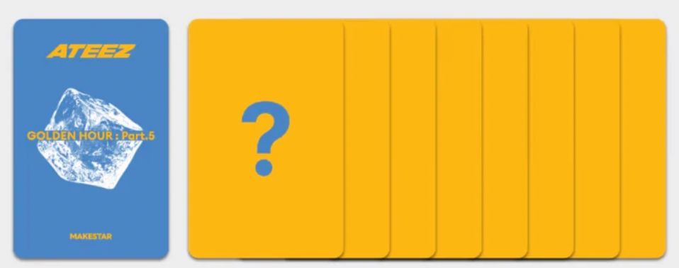 ATEEZ - GOLDEN HOUR : PART.5 (POCA ALBUM VER.) + Makestar Gift Nolae