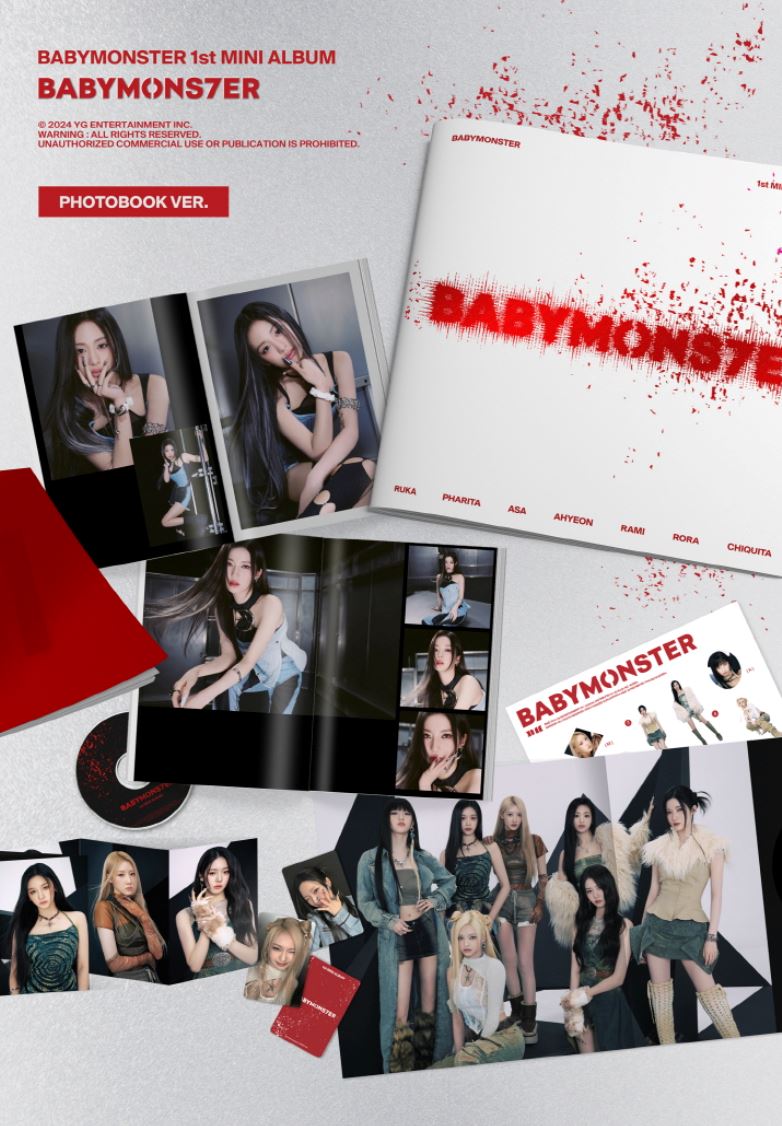 BABYMONSTER - BABYMONS7ER (1ST MINI ALBUM) PHOTOBOOK VER.