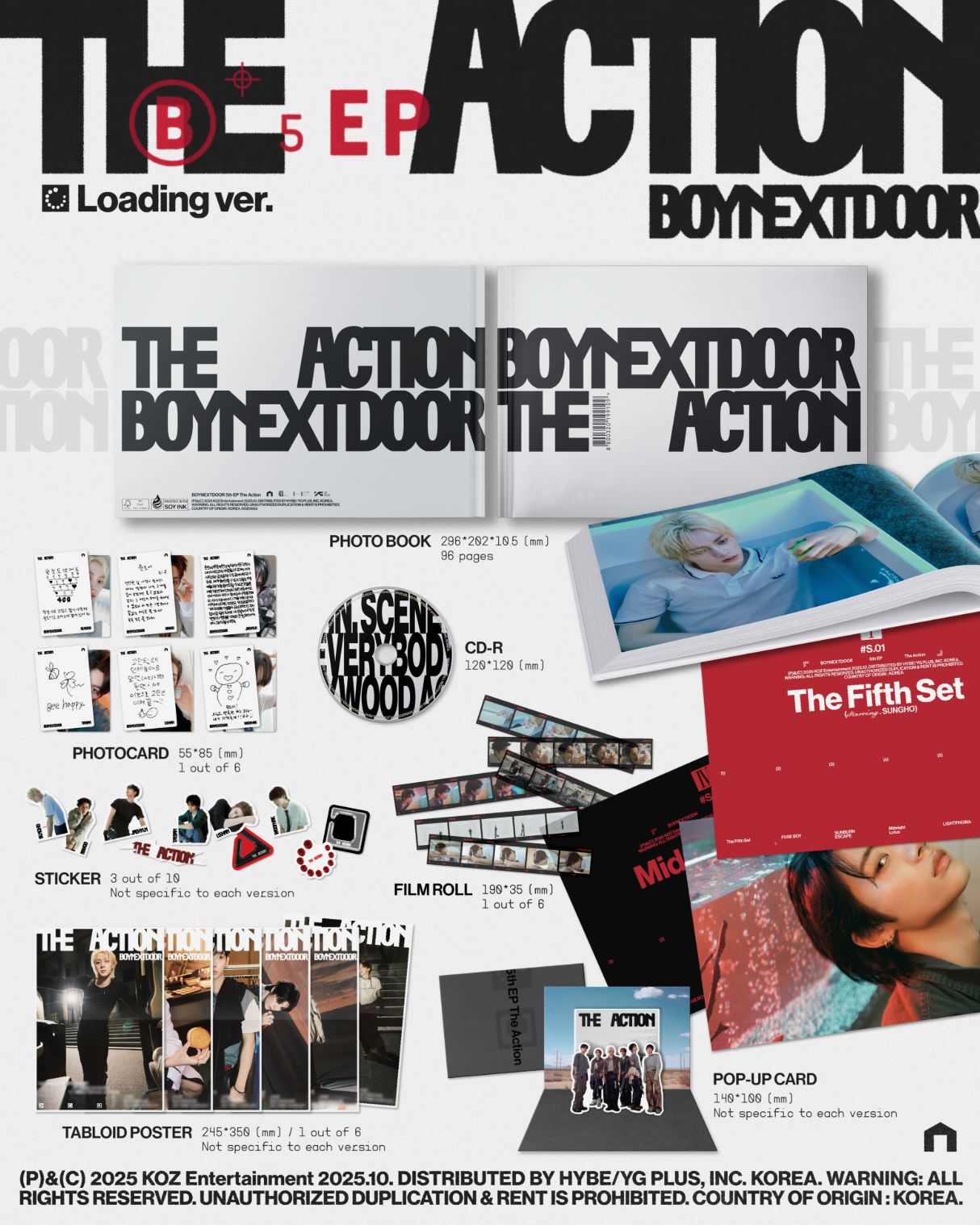 BOYNEXTDOOR - THE ACTION + WEVERSE GIFT Nolae