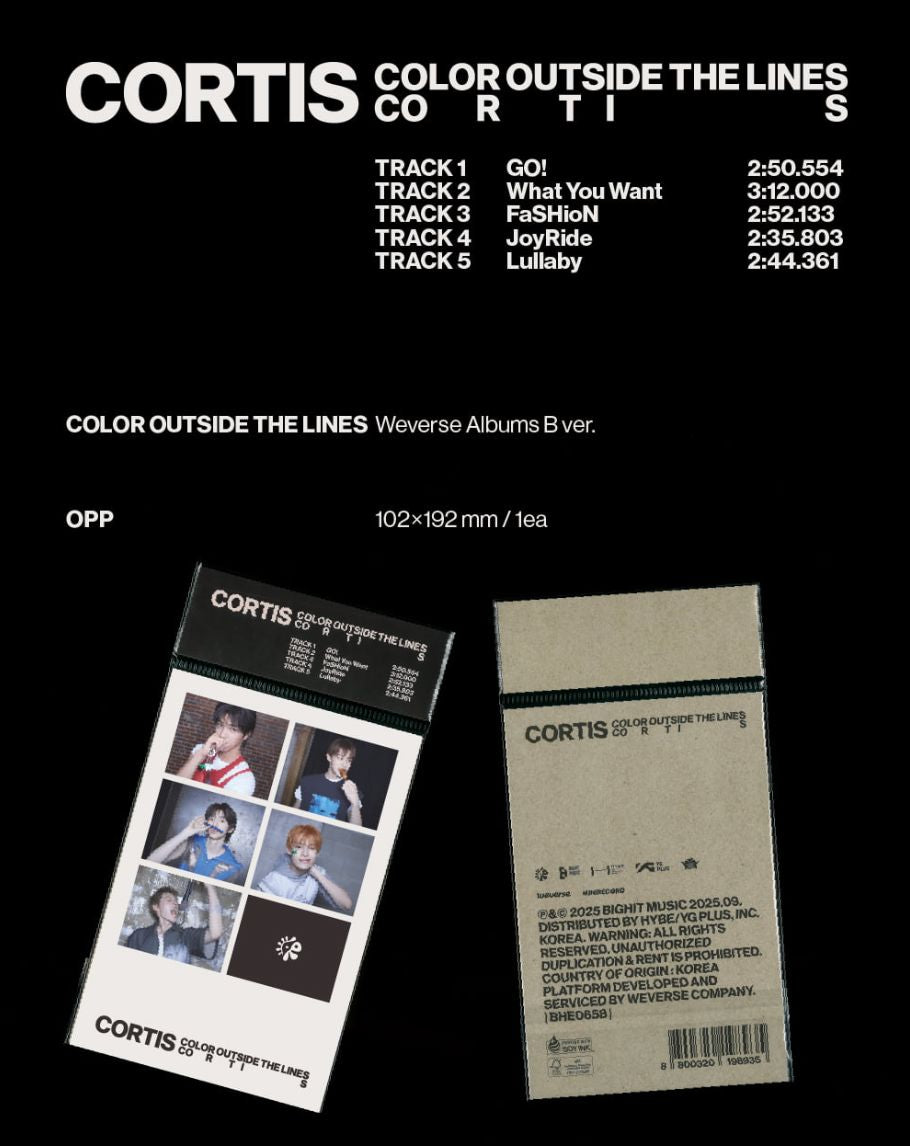 CORTIS - COLOR OUTSIDE THE LINES (WEVERSE ALBUMS VER.) Nolae