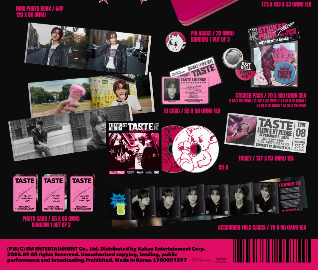 HAECHAN (NCT) - TASTE (TIN CASE VER.) Nolae