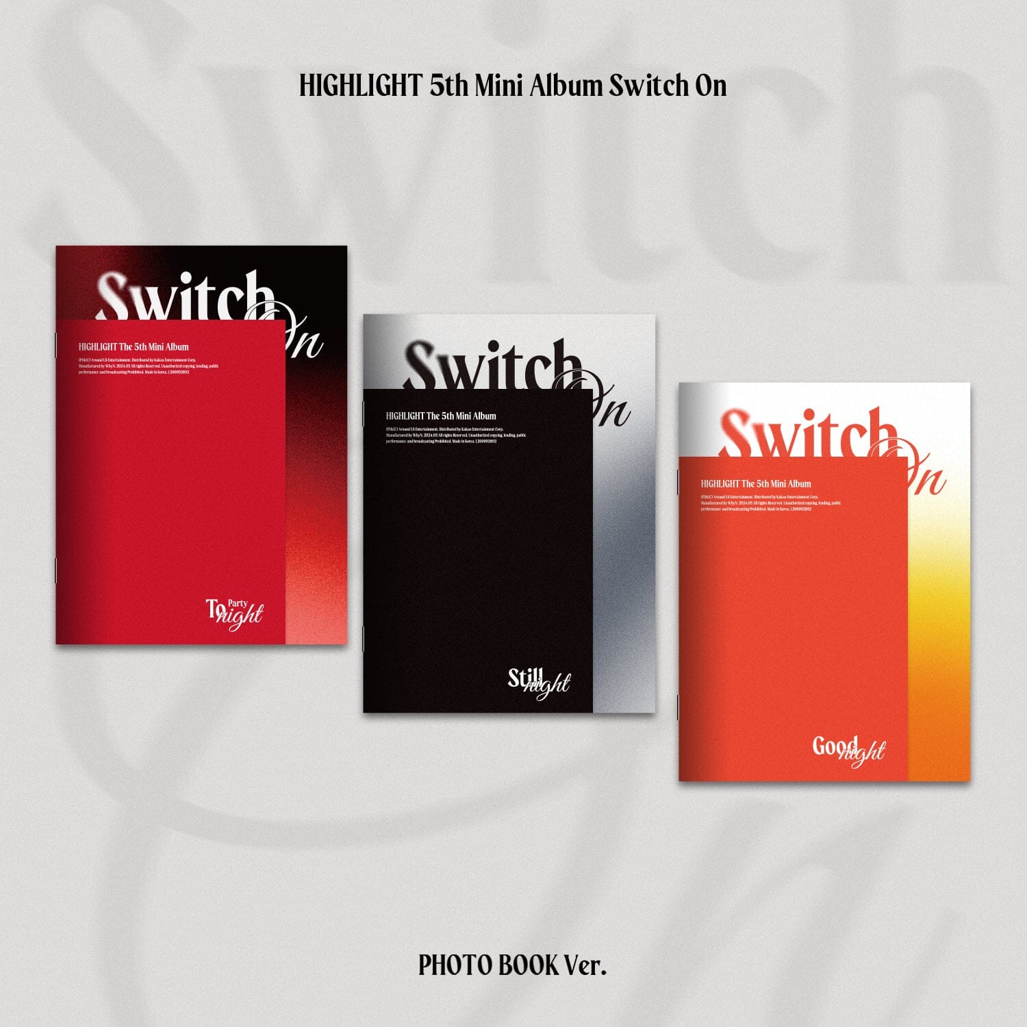 HIGHLIGHT - SWITCH ON (THE 5TH MINI ALBUM)