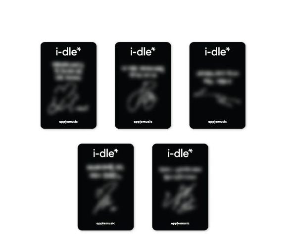 I-DLE - 8TH MINI ALBUM (SPECIAL JEWEL VER.) + Apple Music Photocard Nolae