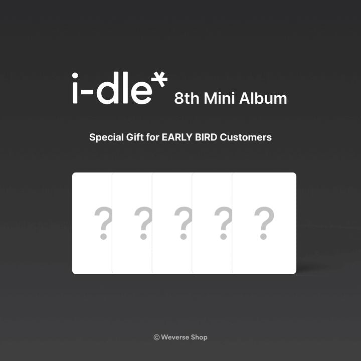I-DLE - 8TH MINI ALBUM (SPECIAL JEWEL VER.) + EARLY-BIRD Weverse Gift Nolae