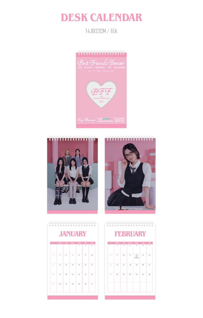 ITZY - 2026 SEASON'S GREETINGS (BEST FRIENDS FOREVER) + FANS SHOP Photocard Set Nolae