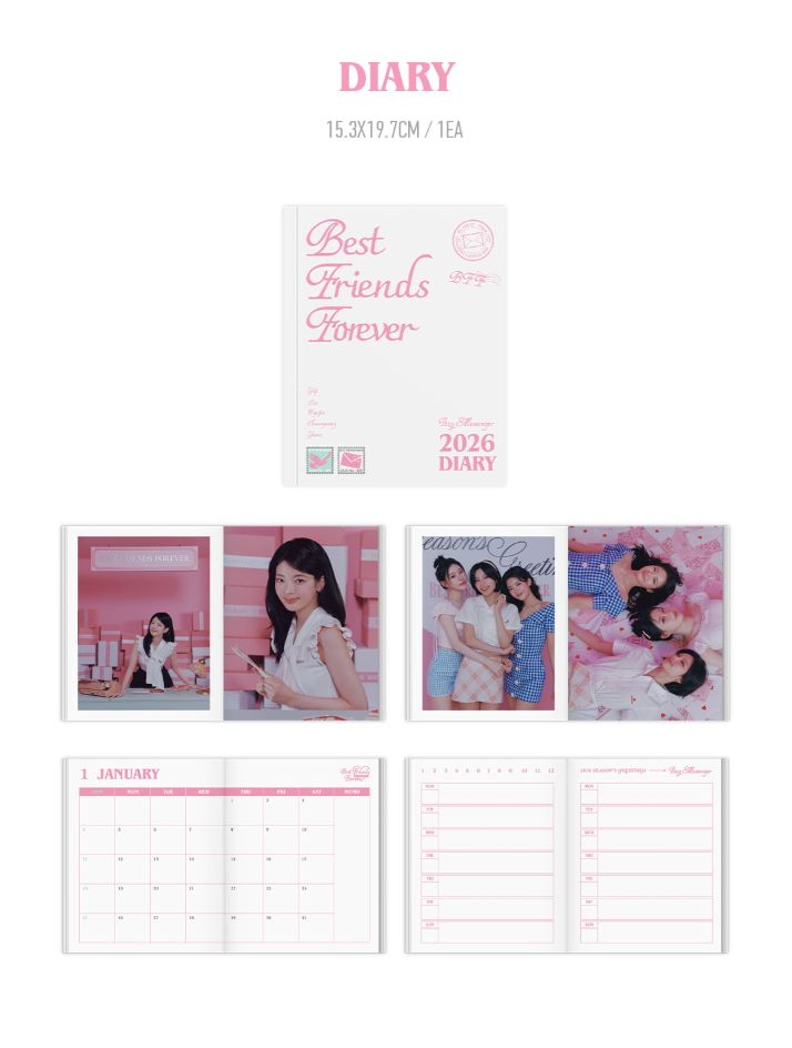 ITZY - 2026 SEASON'S GREETINGS (BEST FRIENDS FOREVER) + FANS SHOP Photocard Set Nolae