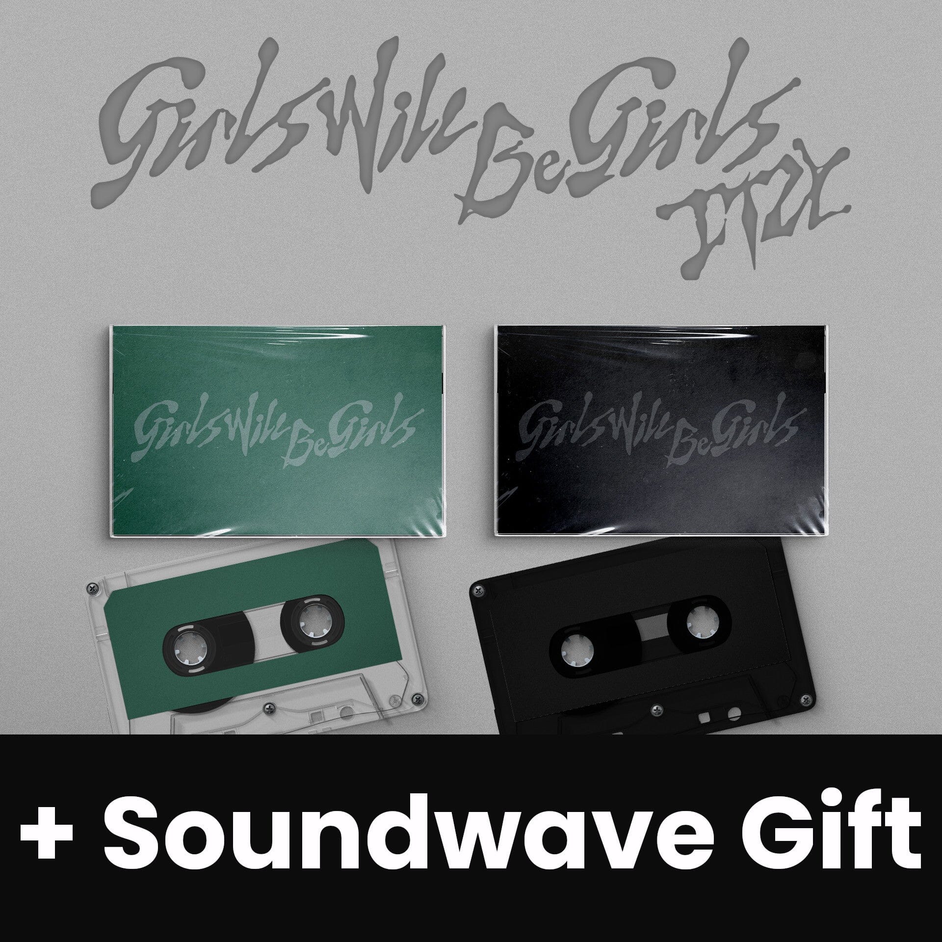 ITZY - GIRLS WILL BE GIRLS (CASSETTE TAPE VER.) + Soundwave Gift Nolae