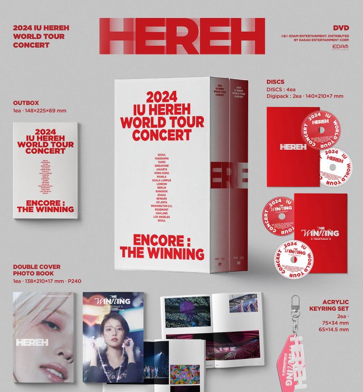 IU - 2024 HEREH WORLD TOUR CONCERT (BLU-RAY & DVD) Nolae