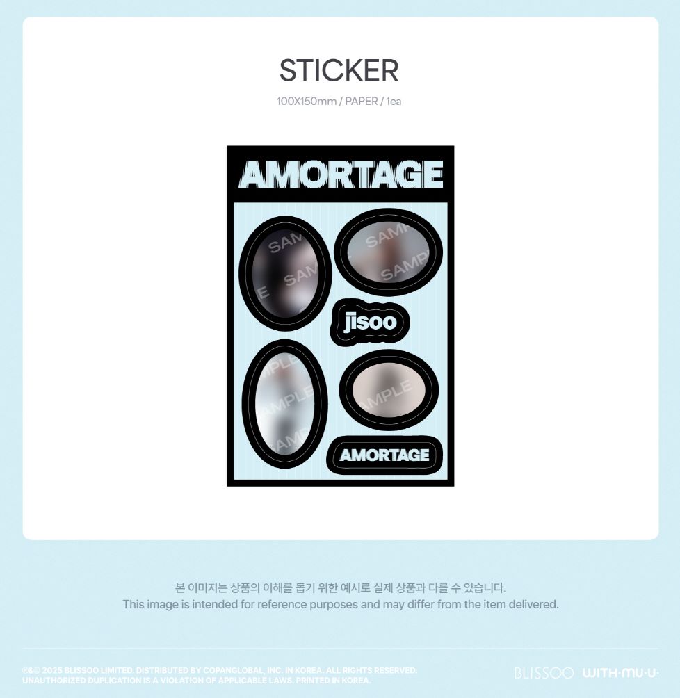 JISOO (BLACKPINK) - JISOO: THE EDIT 'AMORTAGE' PHOTOBOOK Nolae