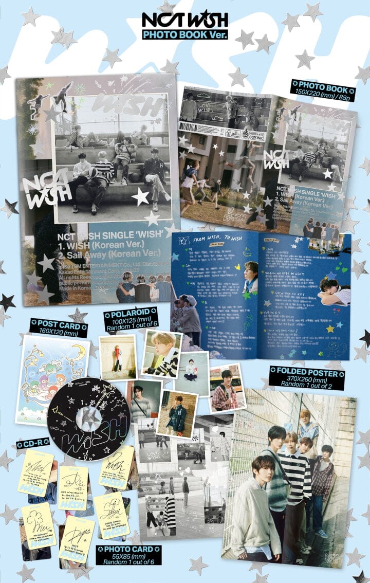 NCT WISH - WISH (1ST SINGLE ALBUM) PHOTOBOOK VER.