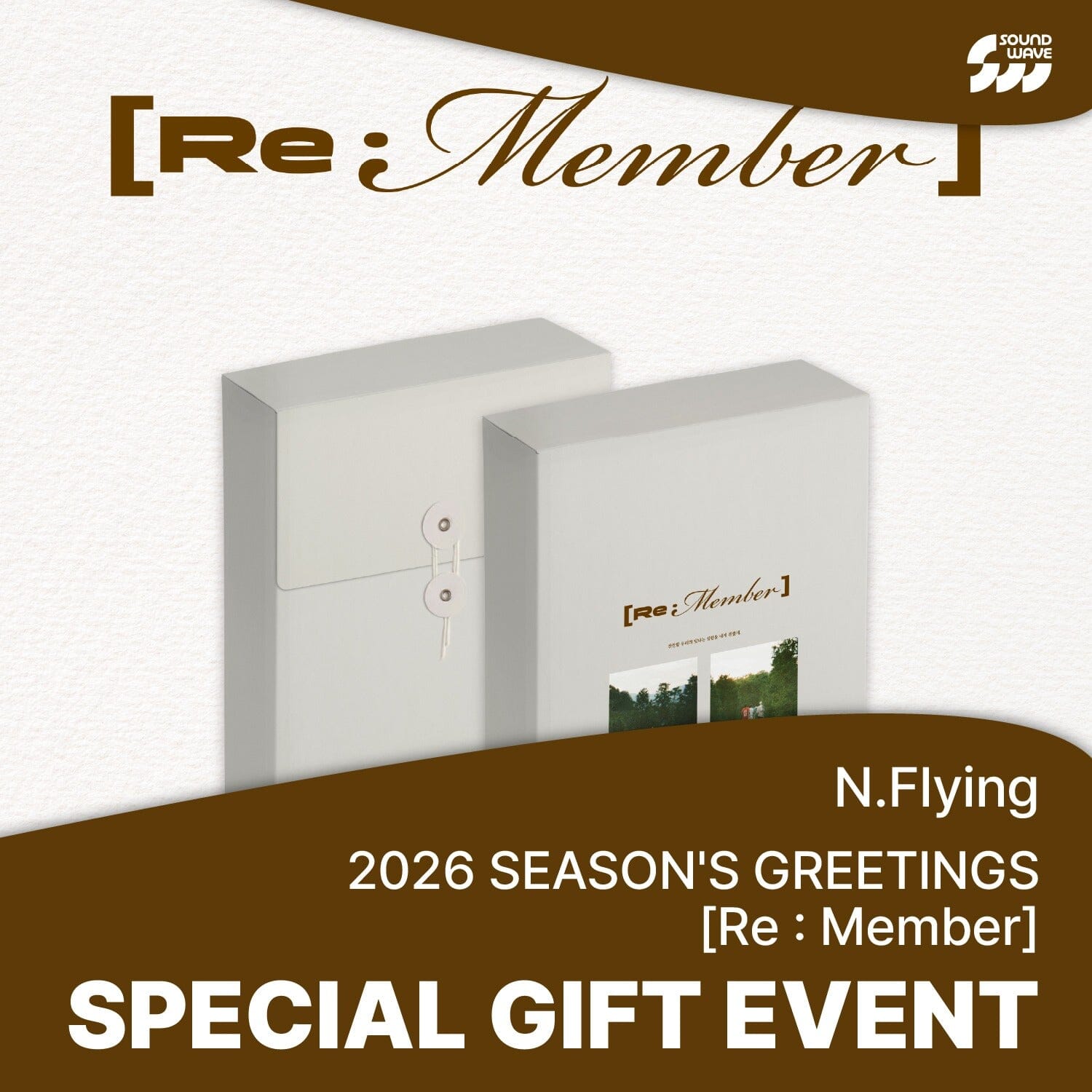 N.FLYING - 2026 SEASON'S GREETINGS + POB SOUNDWAVE PHOTOCARD Nolae