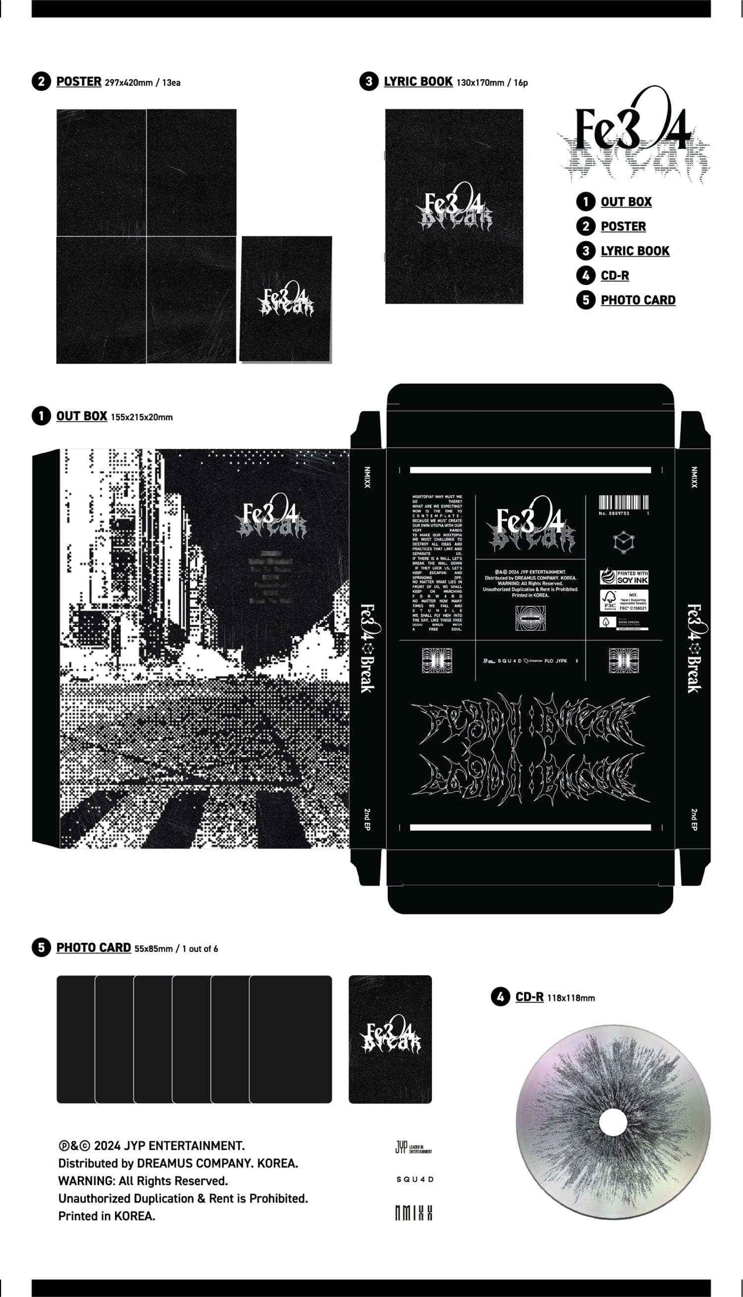 NMIXX - FE304 BREAK (2ND MINI ALBUM) POSTER VER.