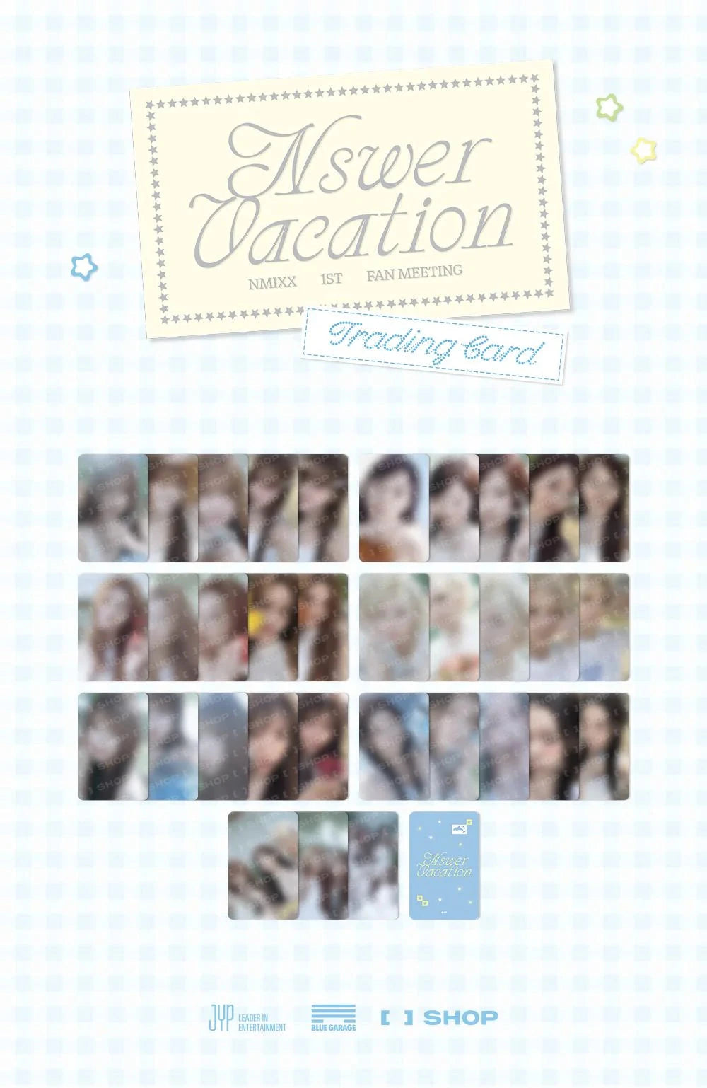 NMIXX - TRADING CARD (1ST FAN MEETING 'NSWER VACATION' OFFICIAL MD) Nolae