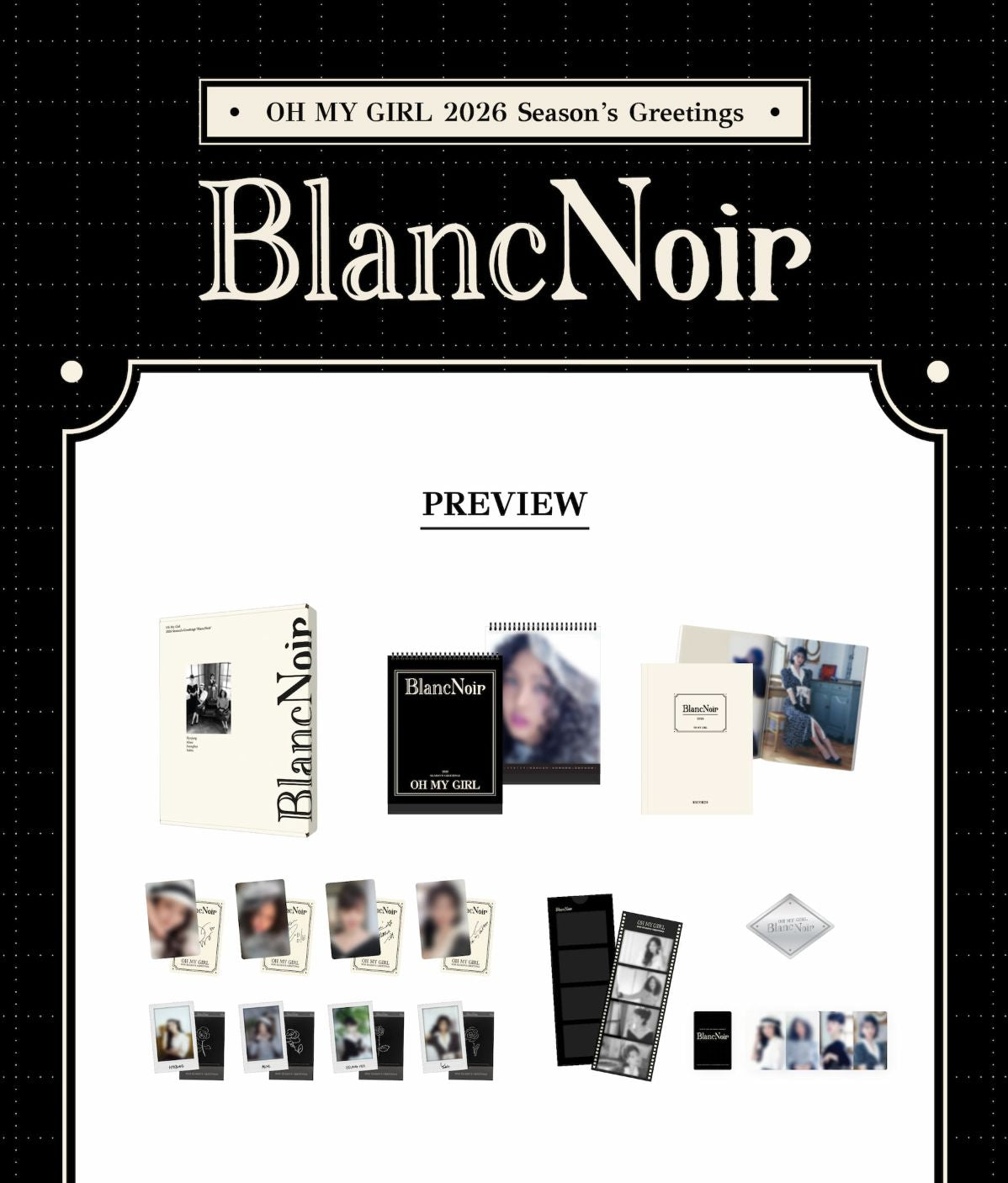 OH MY GIRL - 2026 SEASON'S GREETINGS (BLANC NOIR) Nolae