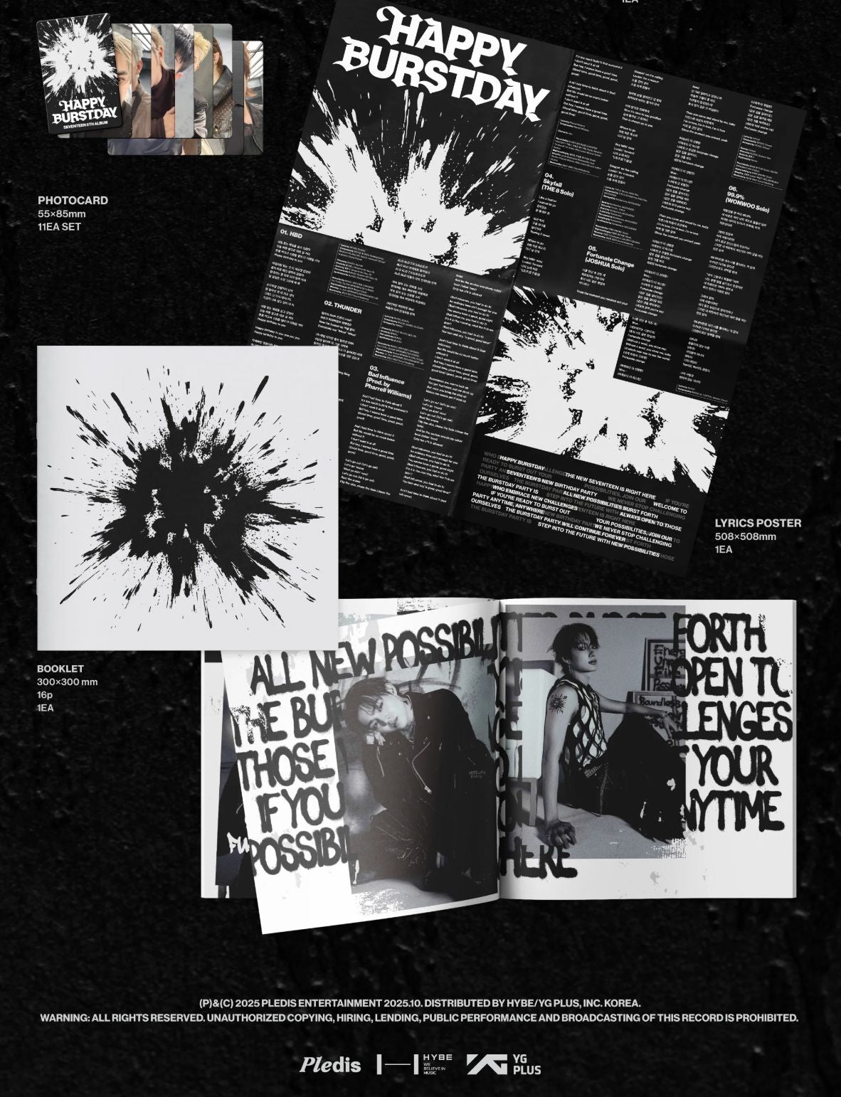 SEVENTEEN - HAPPY BURSTDAY (LP VER.) Nolae