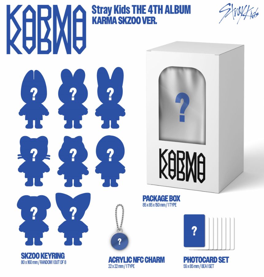 STRAY KIDS - KARMA (SKZOO VER.) + Musickorea Photocard Nolae