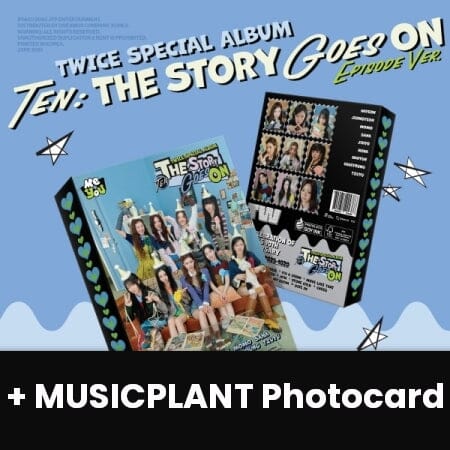 TWICE - TEN : THE STORY GOES ON (EPISODE VER.) + MUSICPLANT PHOTOCARD Nolae