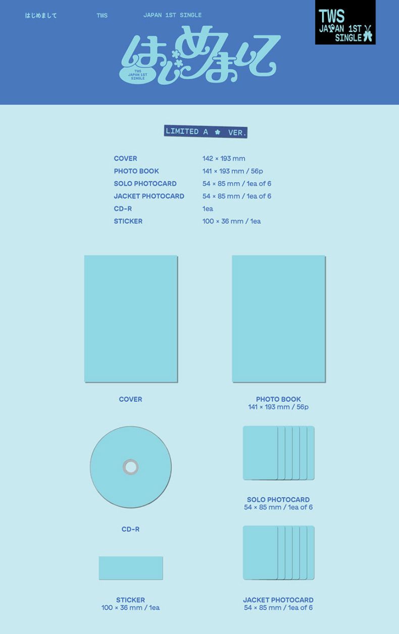 TWS - JAPAN 1ST SINGLE (はじめまして) + Weverse Gift Nolae