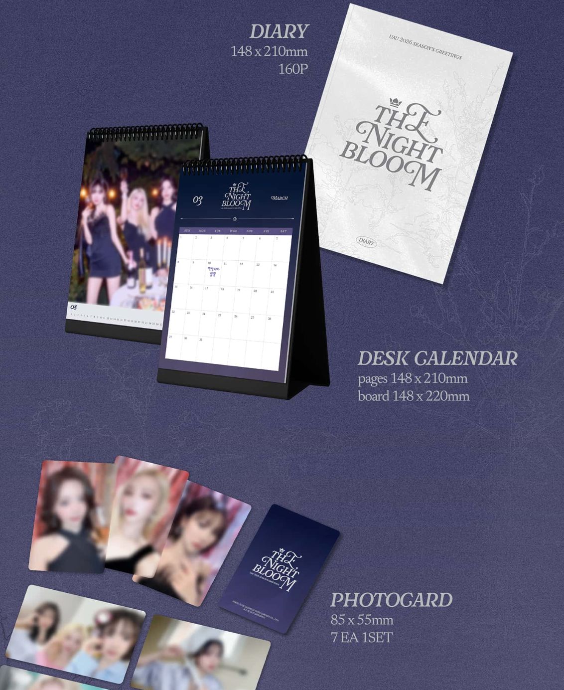 UAU (DREAMCATCHER) – 2026 SEASON'S GREETINGS (THE NIGHT BLOOM) Nolae