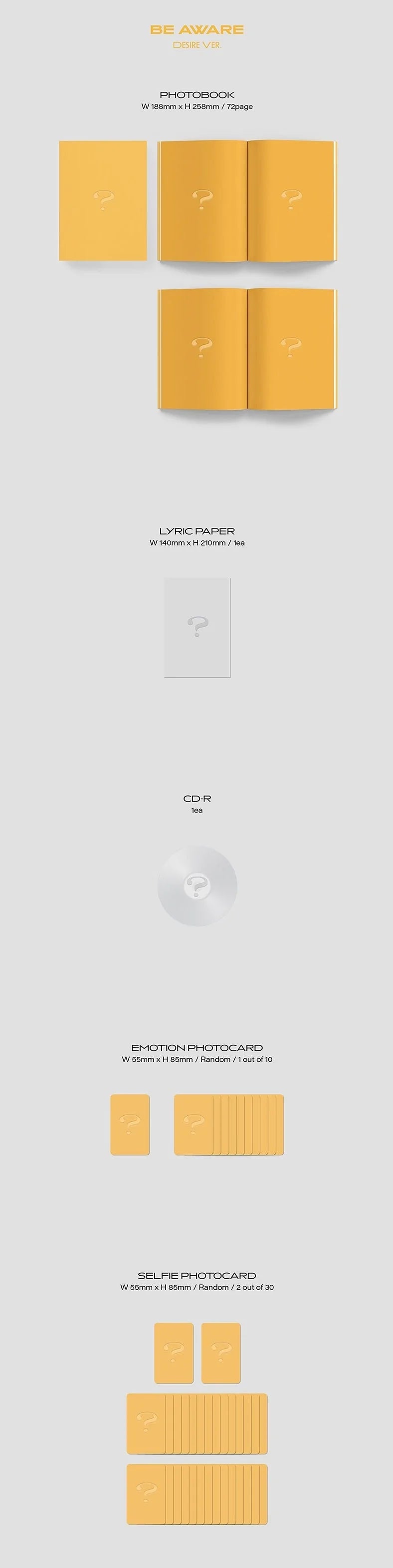 THE BOYZ - BE AWARE (7TH MINI ALBUM)