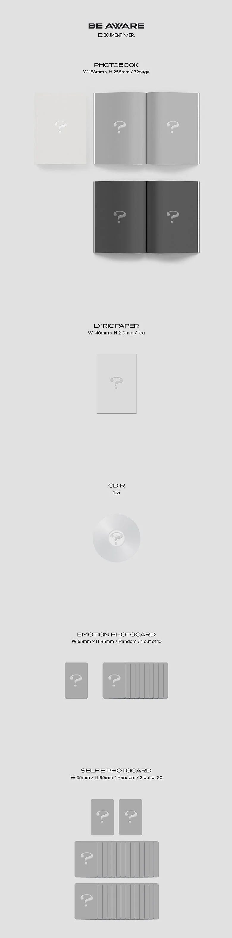 THE BOYZ - BE AWARE (7TH MINI ALBUM)