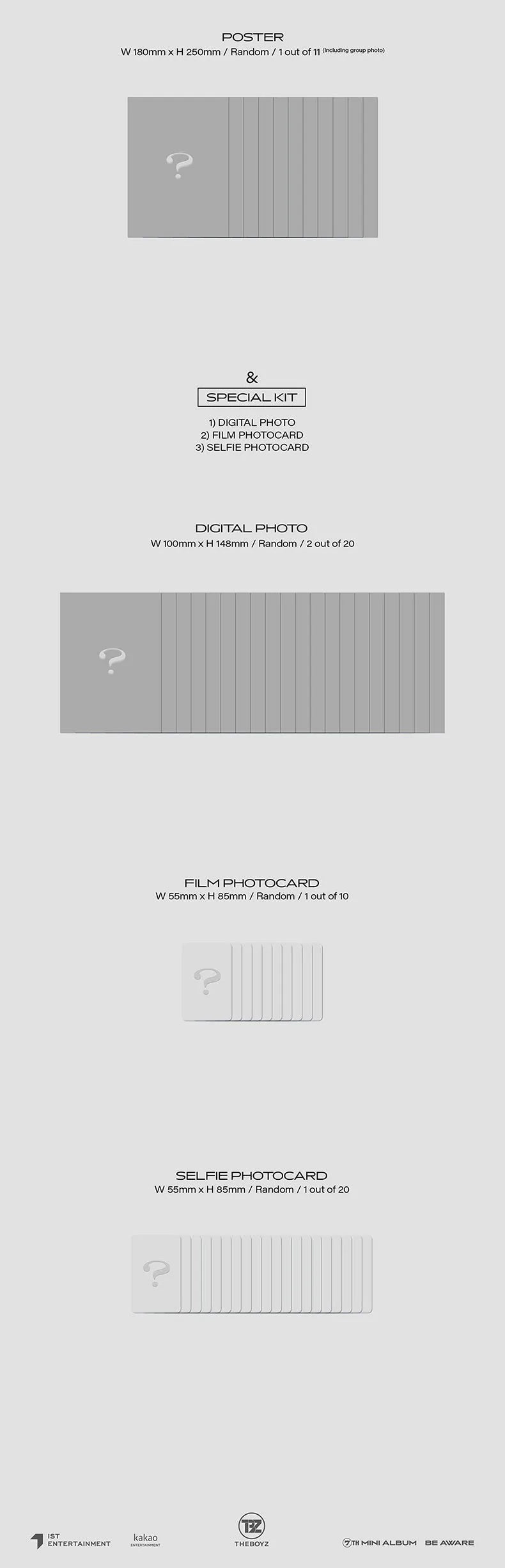 THE BOYZ - BE AWARE (7TH MINI ALBUM)