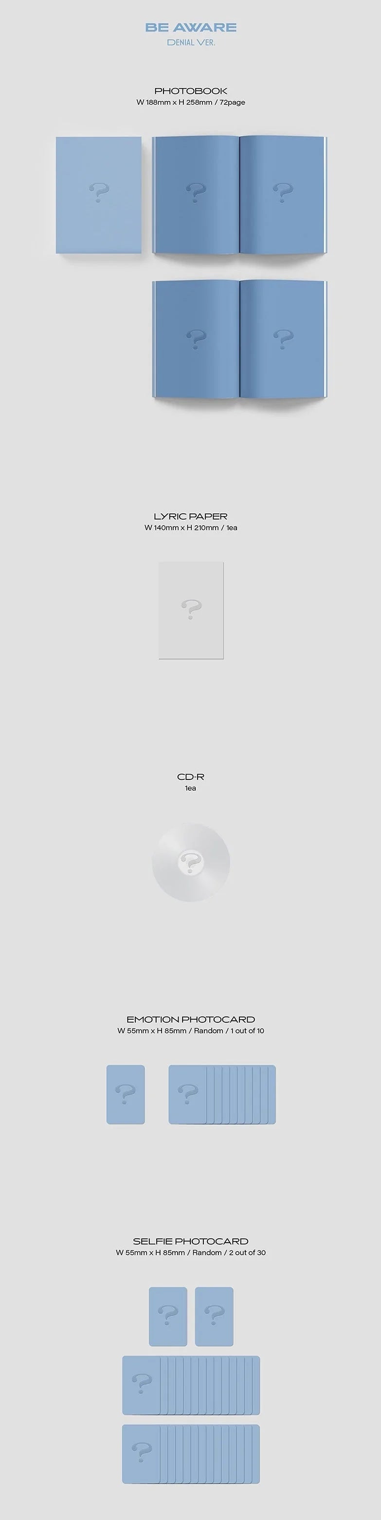 THE BOYZ - BE AWARE (7TH MINI ALBUM)