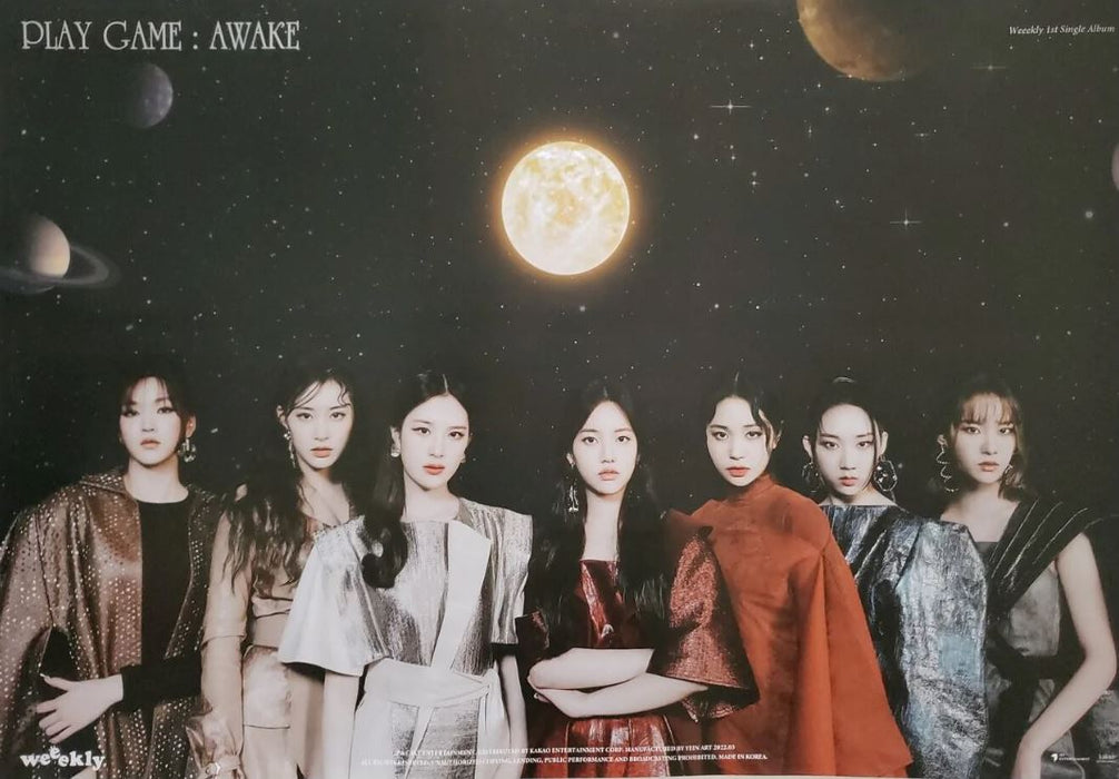 WEEEKLY - PLAY GAME: AWAKE (1ST SINGLE ALBUM) Poster Nolae Kpop