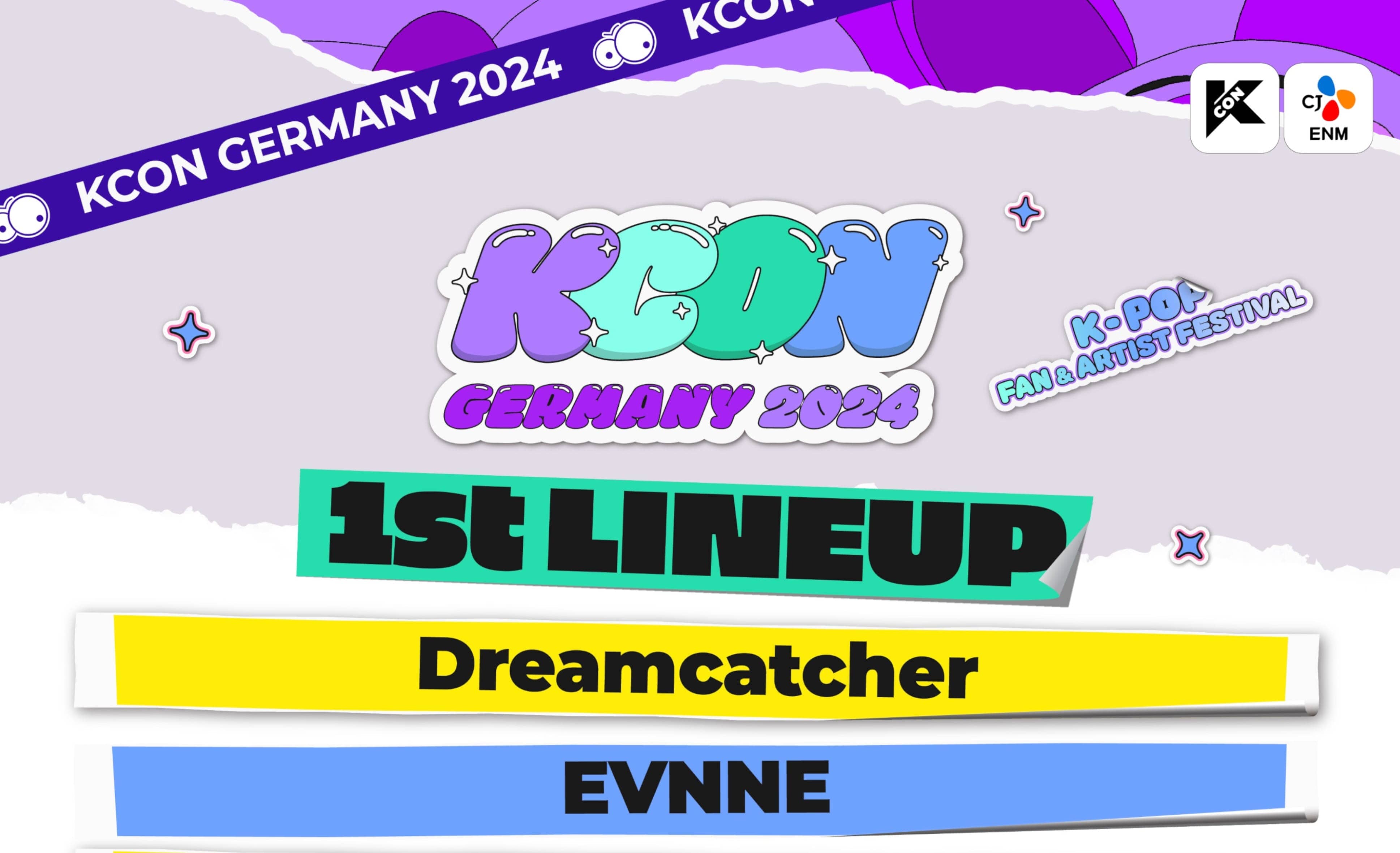 Das erste Line-Up für die KCON GERMANY steht fest!