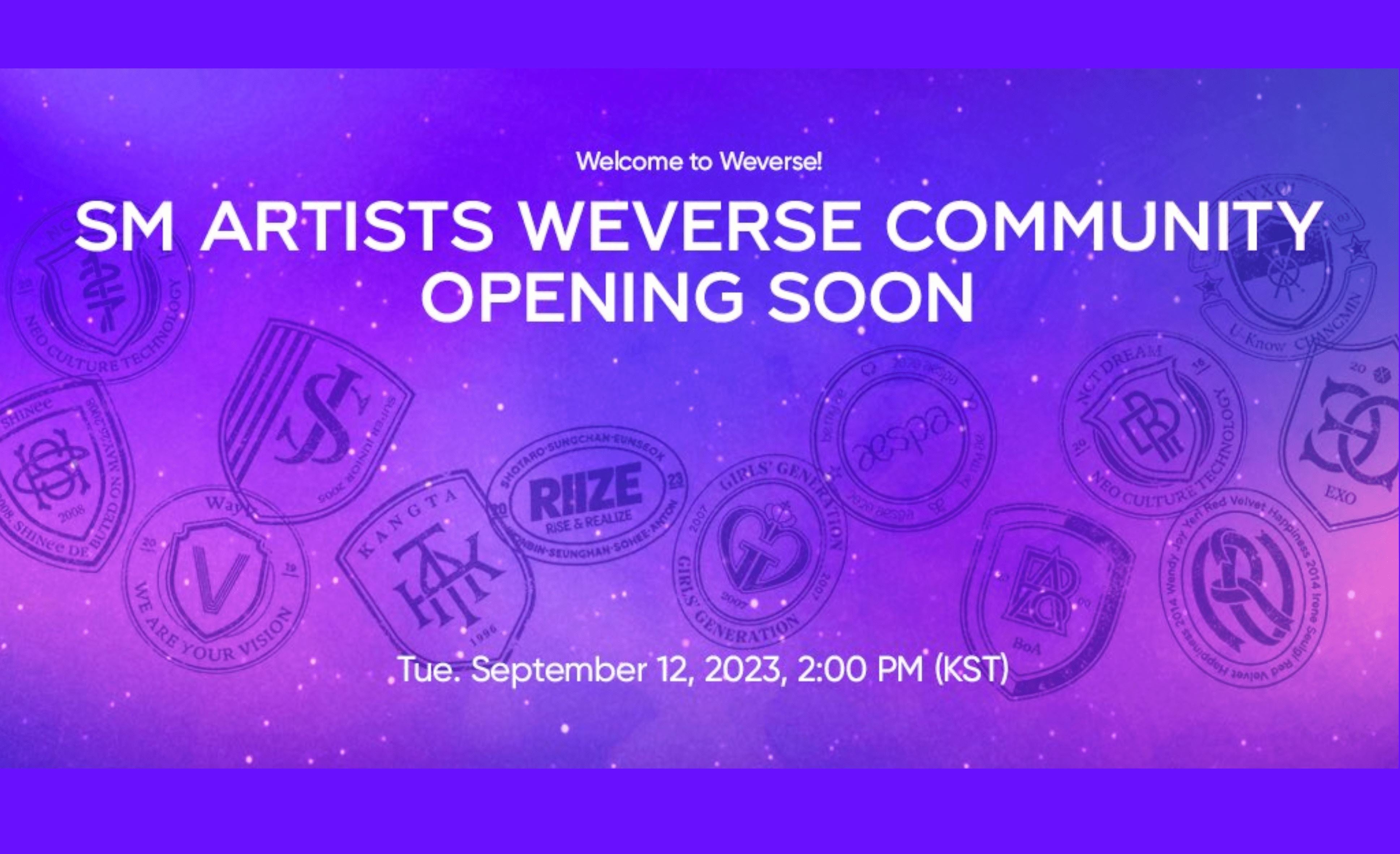 Red Velvet, NCT und weitere SM-Künstler werden im September Weverse beitreten!