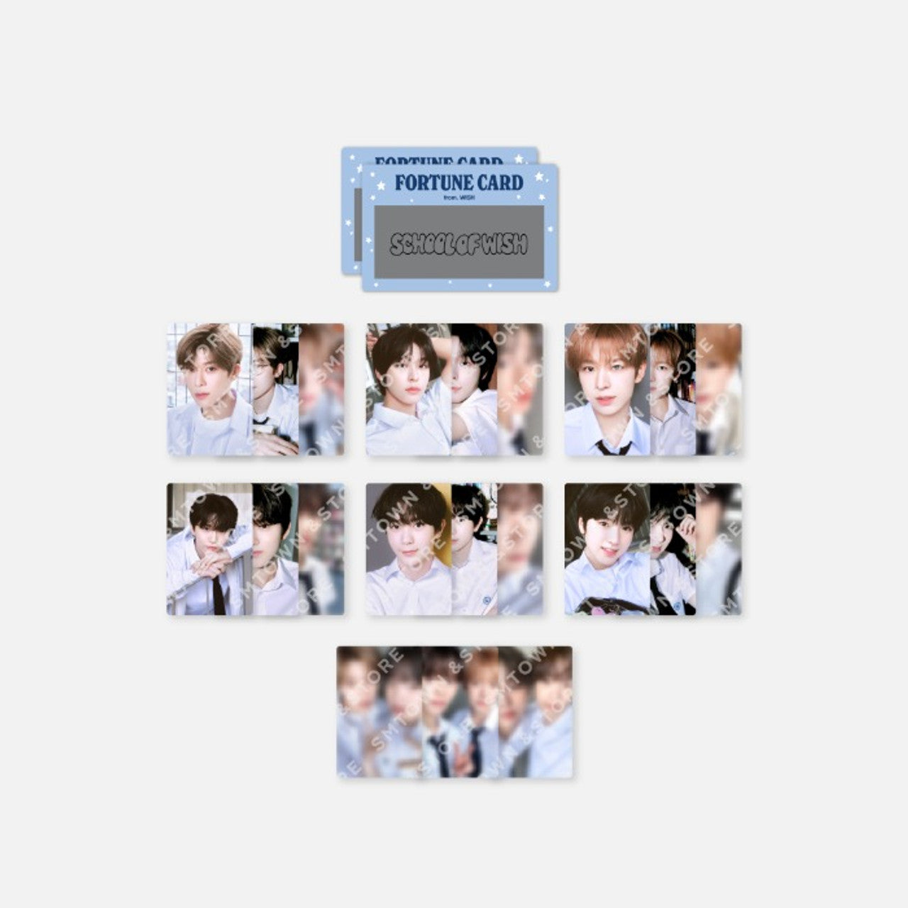 NCT WISH - FORTUNE SCRATCH CARD SET (2024 FAN MEETING 'SCHOOL OF WISH')