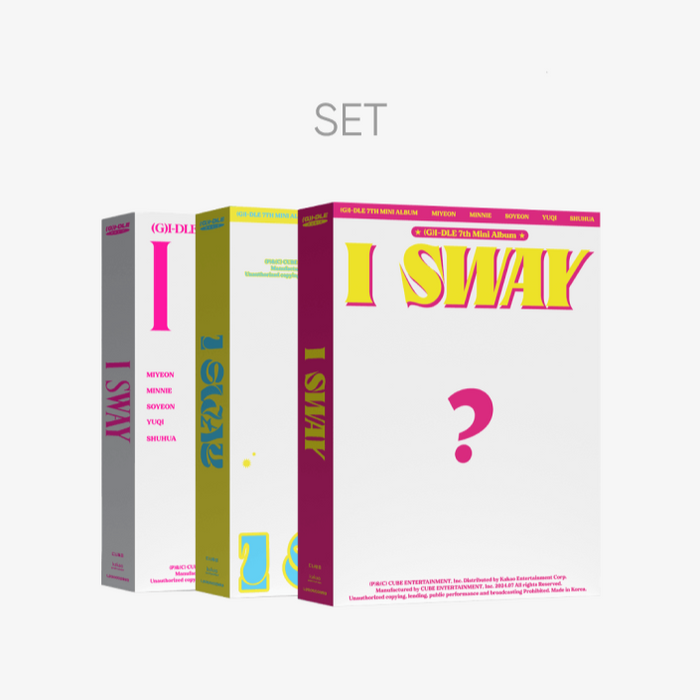 (G)I-DLE - I SWAY (7TH MINI ALBUM) SET + Weverse Gift
