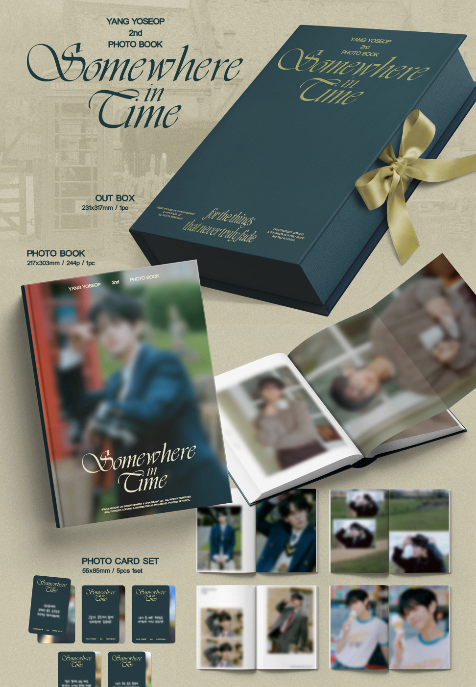 YANG YOSEOP - SOMEWHERE IN TIME (2ND PHOTO BOOK)