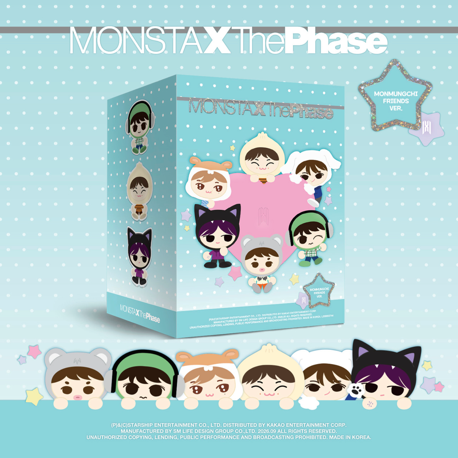 MONSTA X - THE PHASE (MONMUNGCHI FRIENDS VER.)
