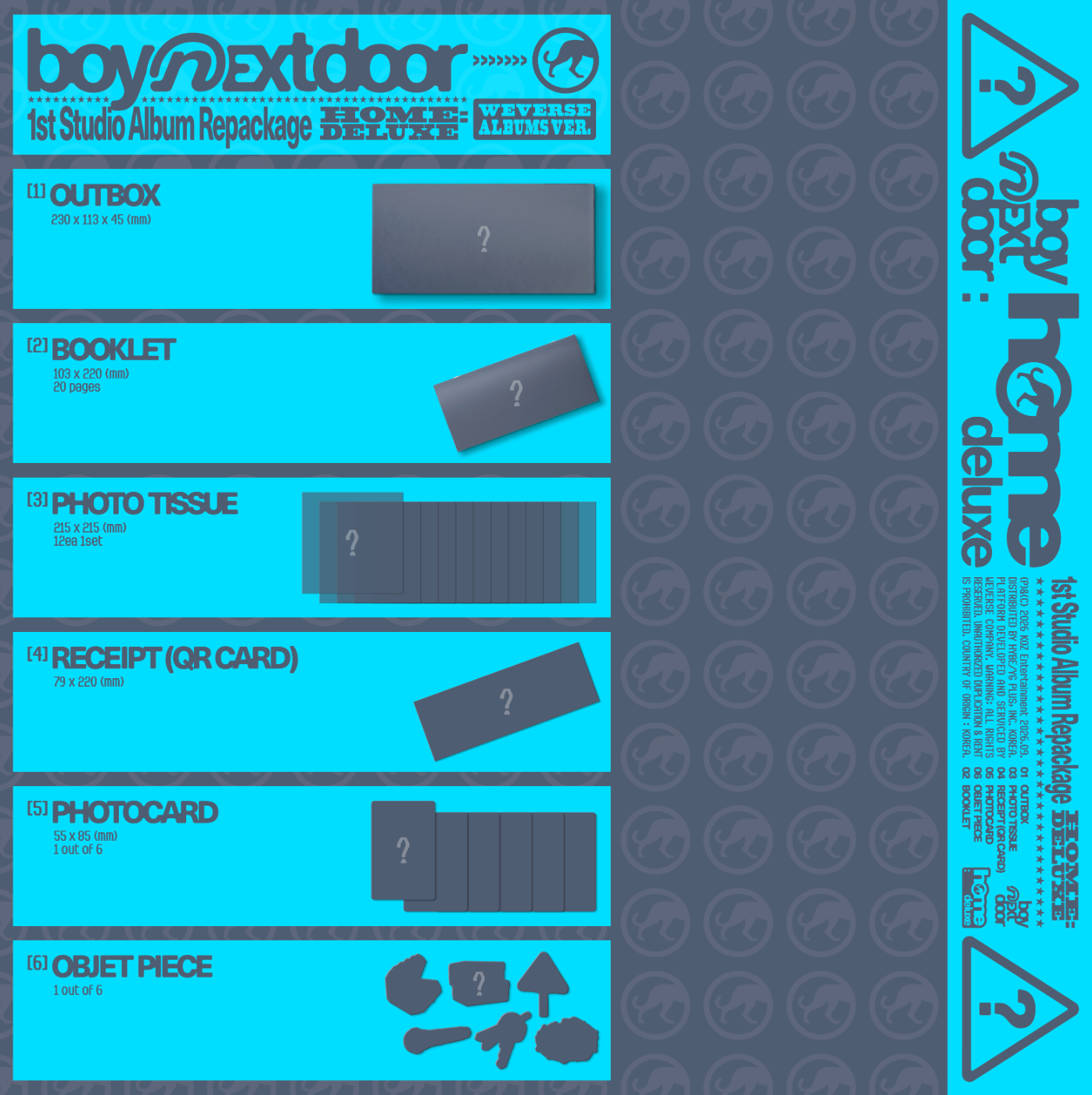 BOYNEXTDOOR - HOME : DELUXE (WEVERSE ALBUMS VER.)