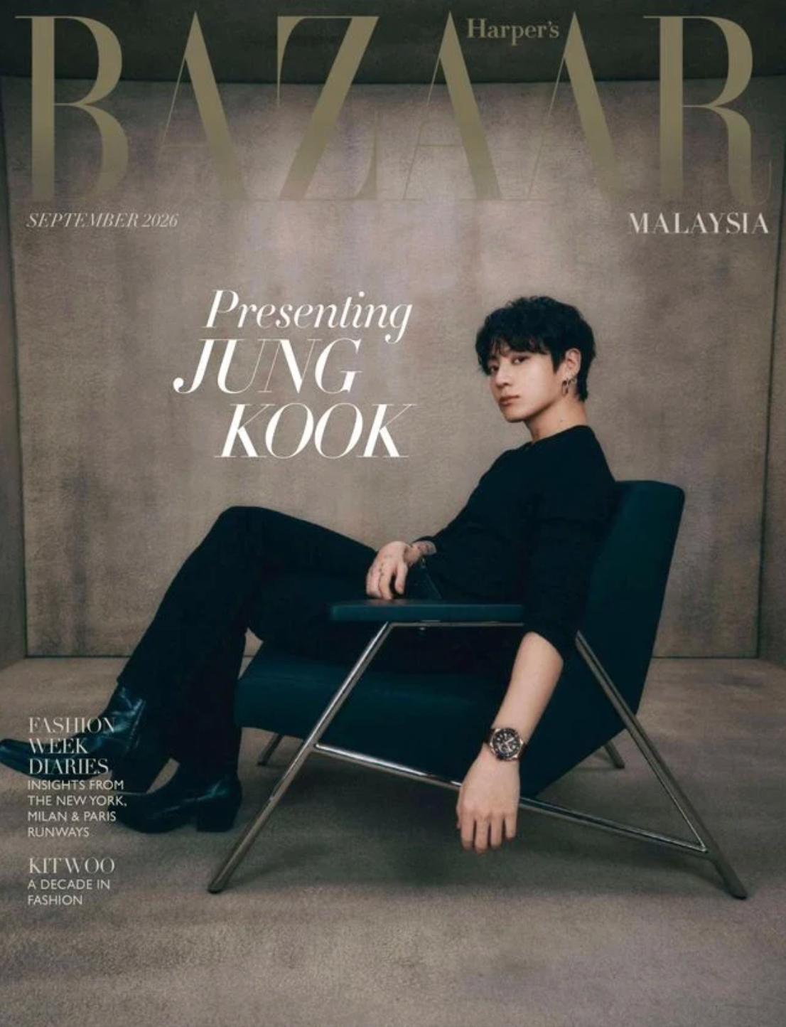 JUNGKOOK (BTS) - BAZAAR MALAYSIA (SEPTEMBER 2026)