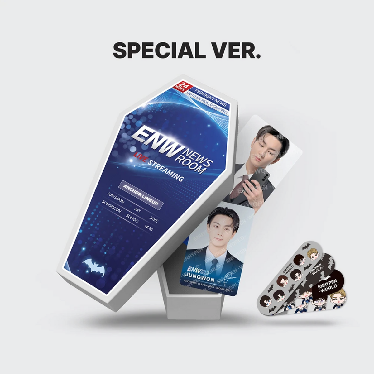 ENHYPEN - WORLD COUPON CARD COLLECTION (NEWS ROOM VER.)