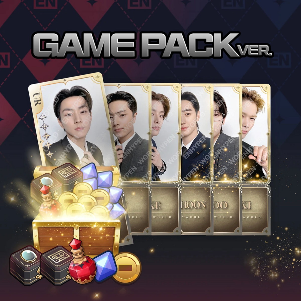 ENHYPEN - WORLD COUPON CARD COLLECTION (NEWS ROOM VER.)