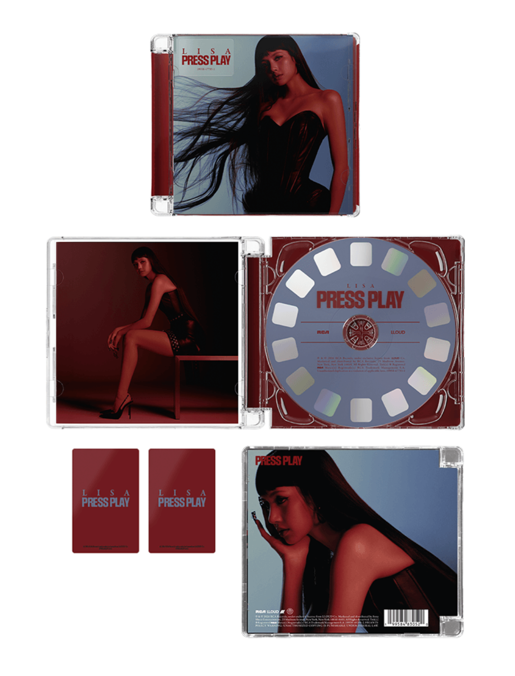 LISA (BLACKPINK) -  PRESS PLAY CD + Weverse Gift
