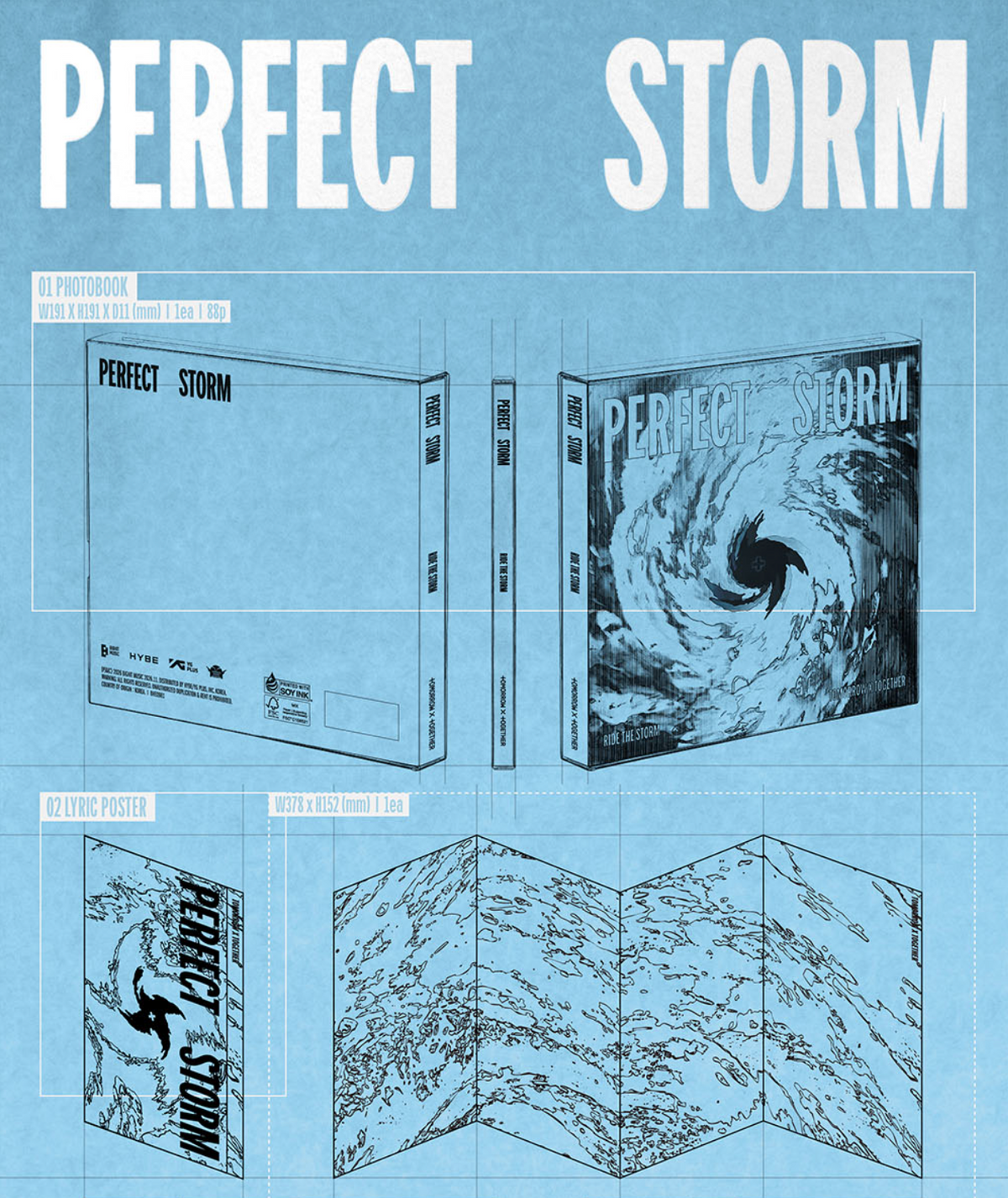 TXT - PERFECT STORM + Makestar Gift
