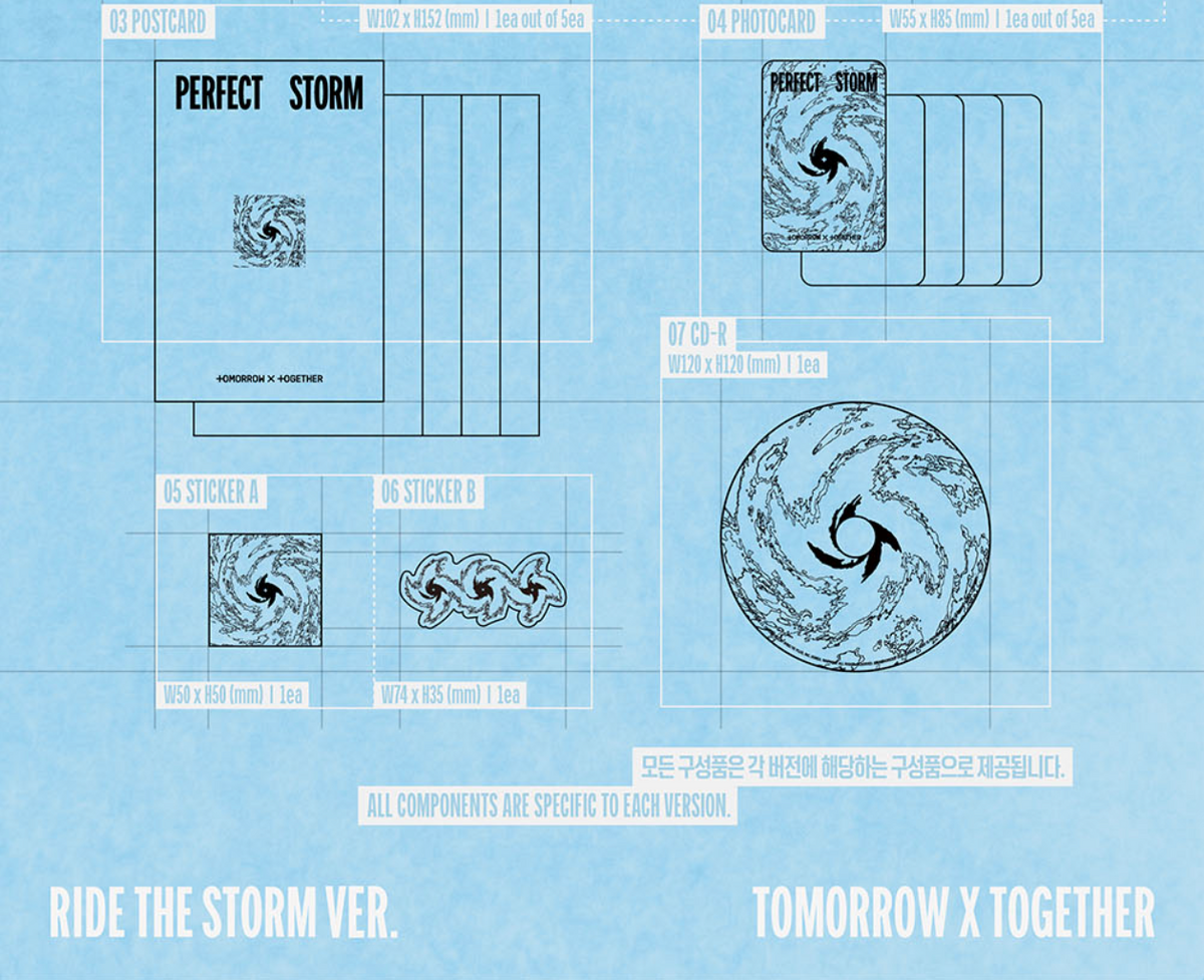 TXT - PERFECT STORM + Makestar Gift