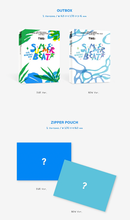 TWS - SUMMER BEAT! (2ND MINI ALBUM) SET + Weverse Gift