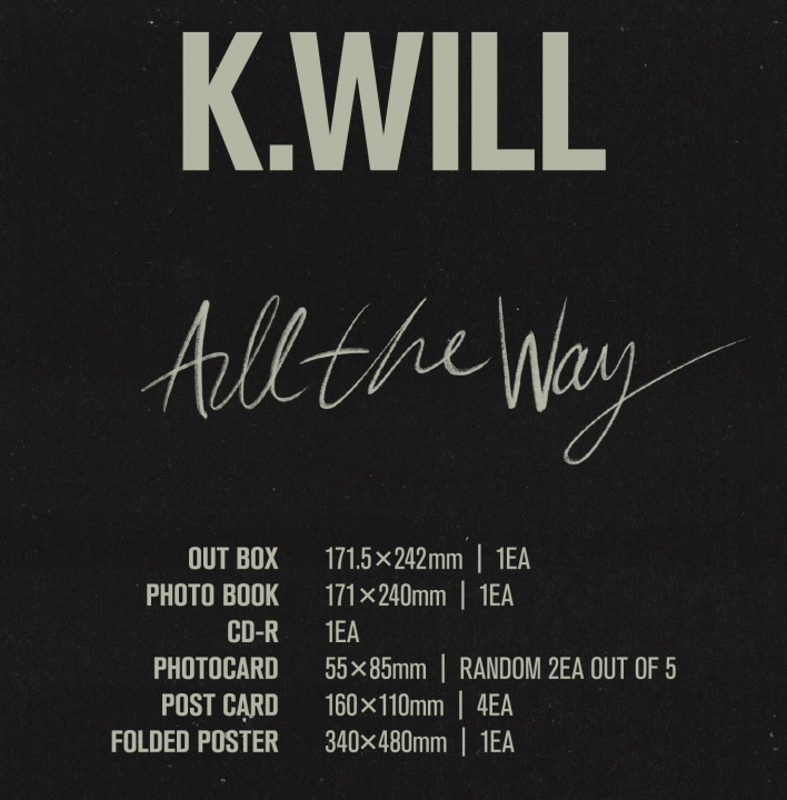 K.WILL - ALL THE WAY (7TH MINI ALBUM)