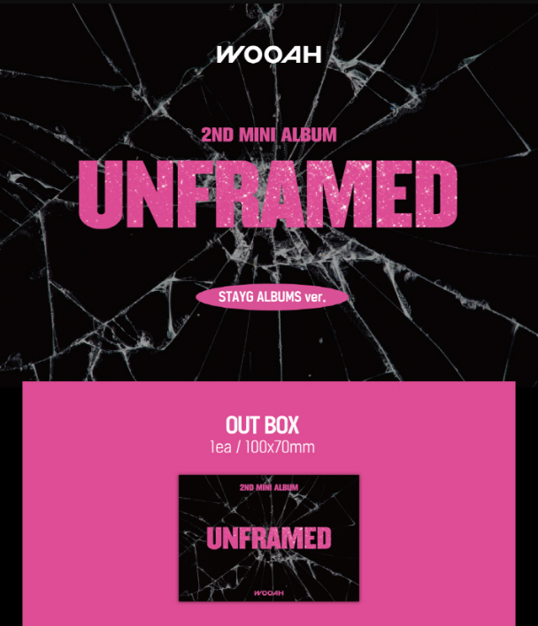 WOOAH - UNFRAMED (2ND MINI ALBUM) STAYG ALBUMS VER.