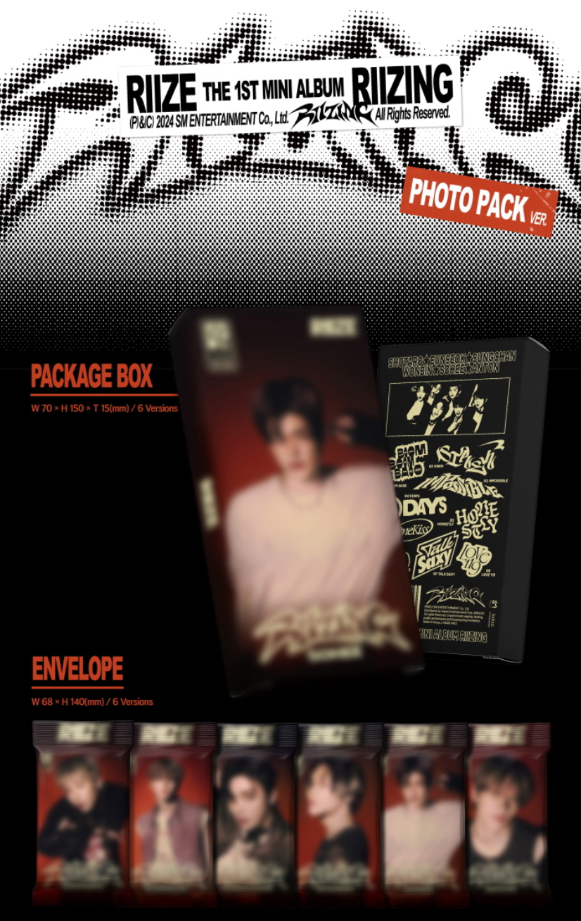 RIIZE - RIIZING (1ST MINI ALBUM) PHOTO PACK VER.