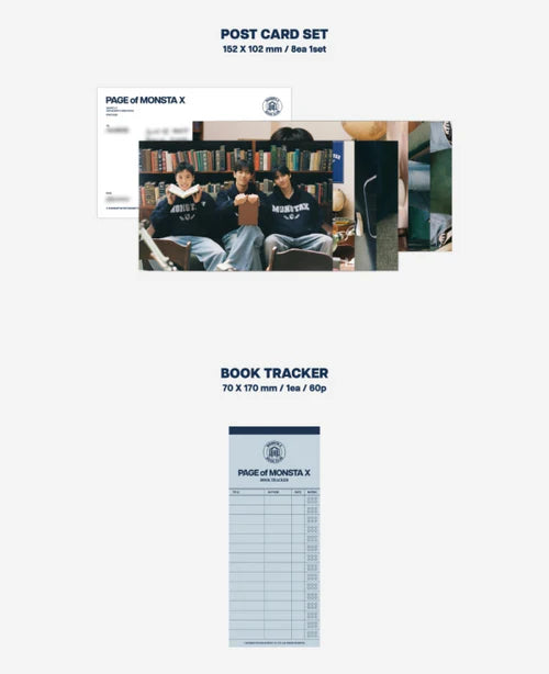 MONSTA X - 2025 SEASON'S GREETINGS (PAGE OF MONSTA X) + Soundwave Photocard