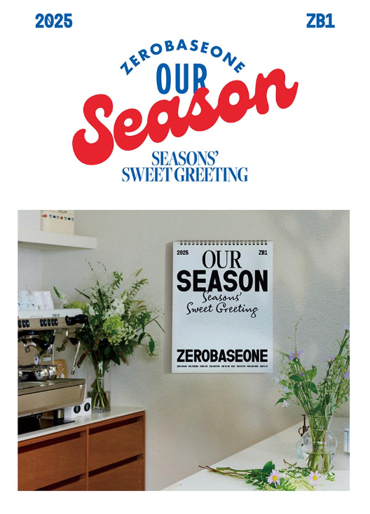 ZB1 - WALL CALENDAR 2025 (OUR SEASON : SEASONS' SWEET GREETING)