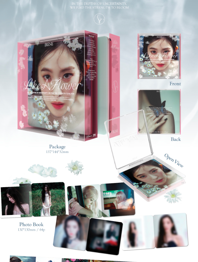 IRENE (RED VELVET) - LIKE A FLOWER (CASE VER.)